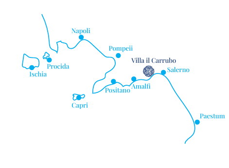 Map of Villa Il Carrubo
